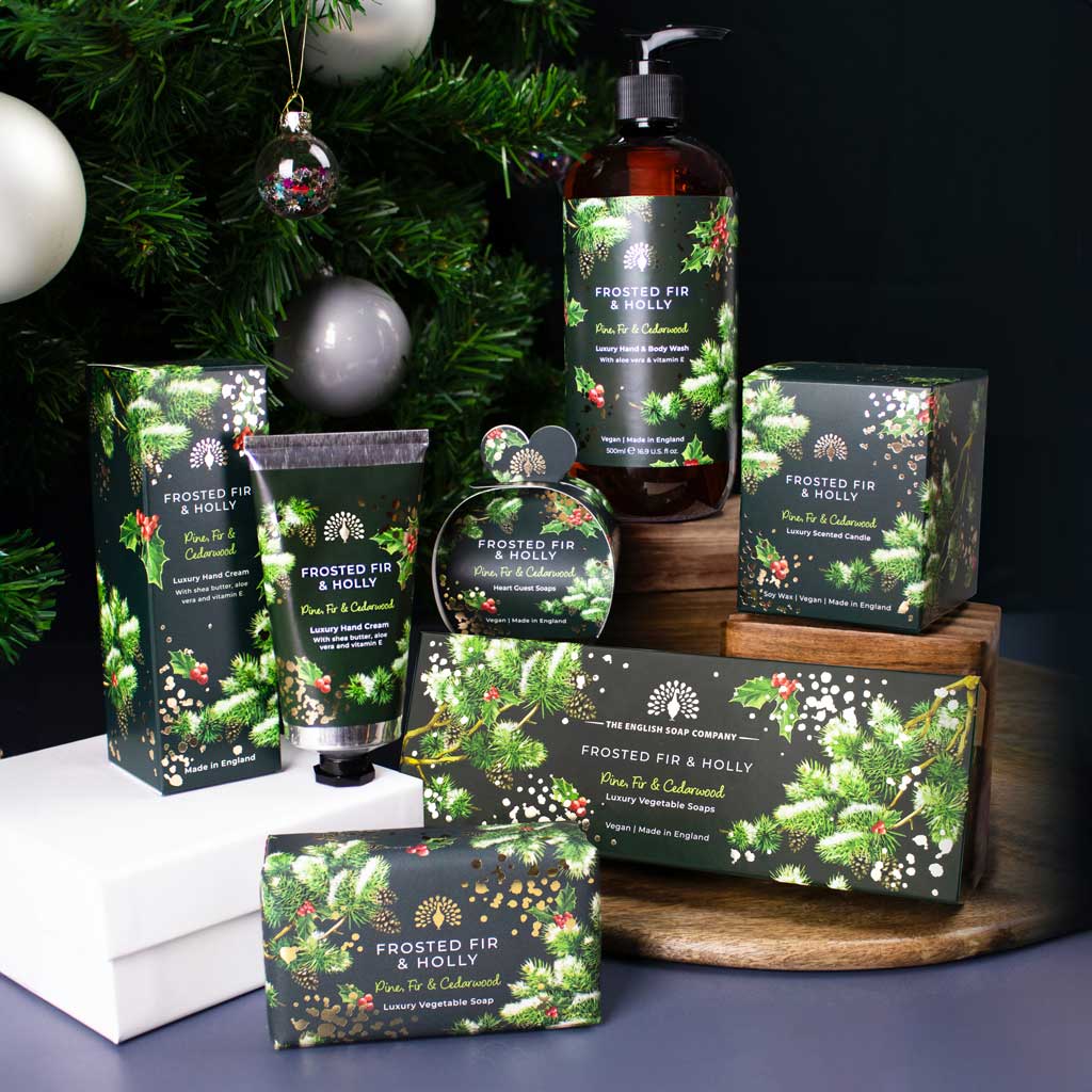 Frosted Fir & Holly Seifenkollektion