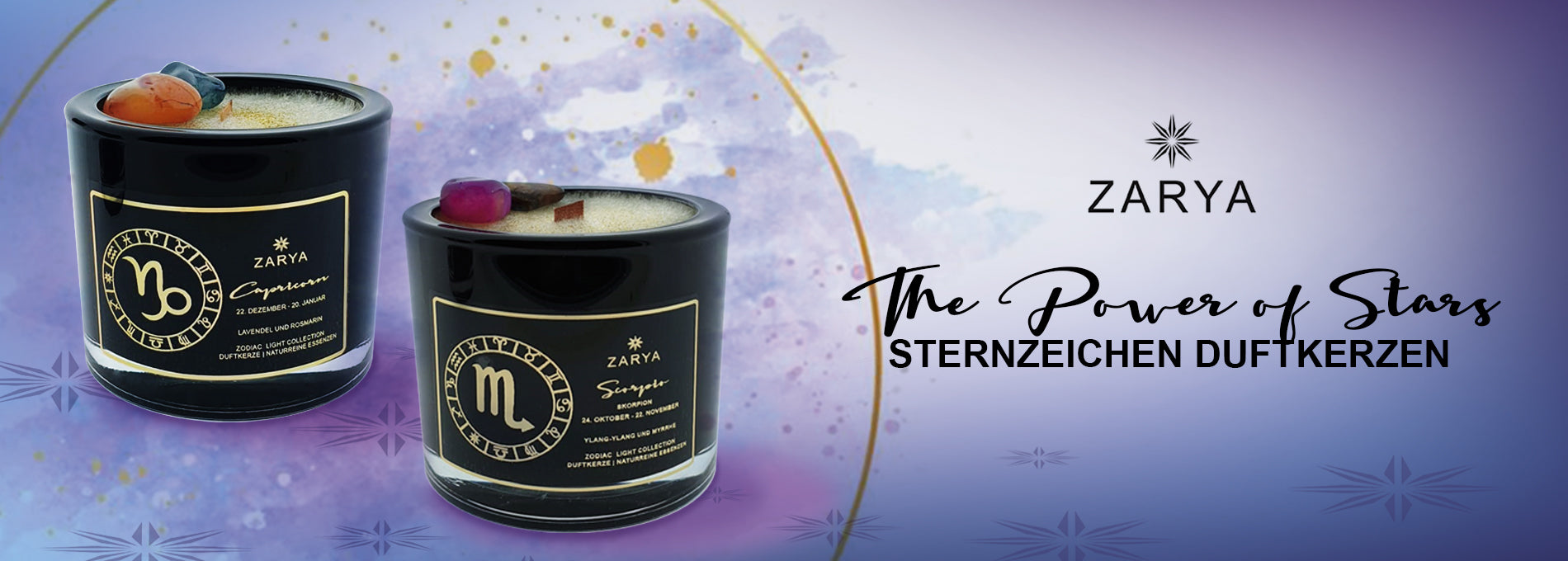 Sternzeichenkerzen & Armbänder - Zodiac Light Set