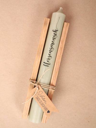 "Herzensmensch" Kerzengeschenk - Dianas Klosterlädchen