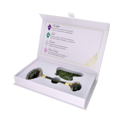 Gua Sha-MassageSet  Jade - Dianas Klosterlädchen