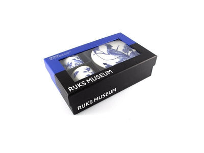 Espresso-Set (2 cups), Delft Blue Birds, Rijksmuseum
