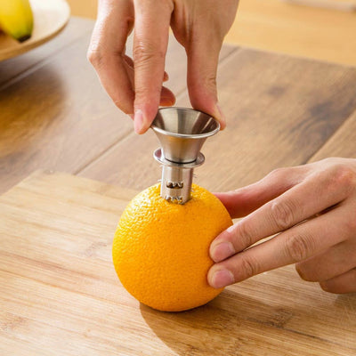 Edelstahlpresse für Zitronen und Orangen