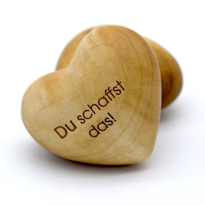 Holzherz Du schaffst das