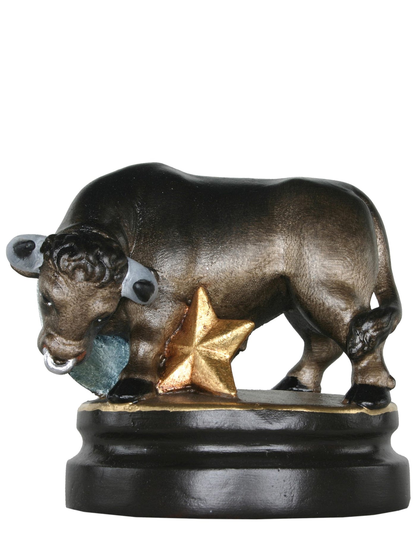 Sternzeichen Stier 12 cm Holzschnitzerei