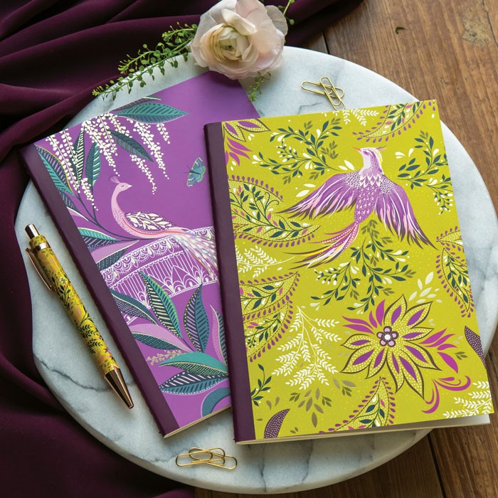 2er Set Notizbuch Haveli Garden, Sara Miller - Dianas Klosterlädchen