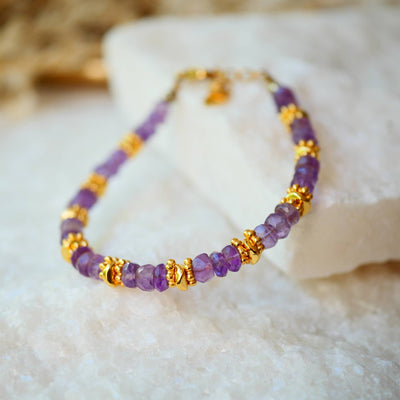 GINANDGER - ARMBAND CHIKITSA AMETHYST ODER LABRADORIT in Dianas Klosterlaedchen