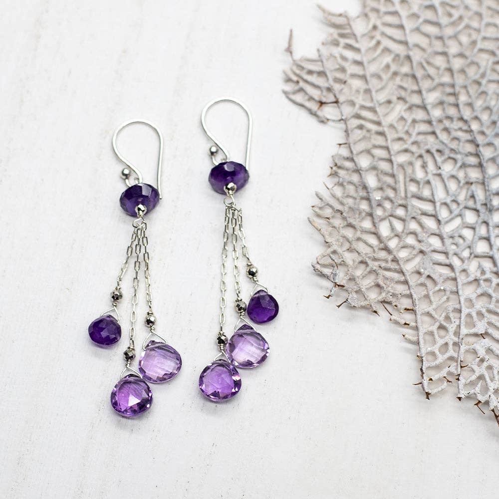 Susan Roberts Jewelry - Amethyst Quaste Ohrringe