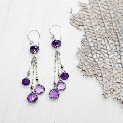 Susan Roberts Jewelry - Amethyst Quaste Ohrringe