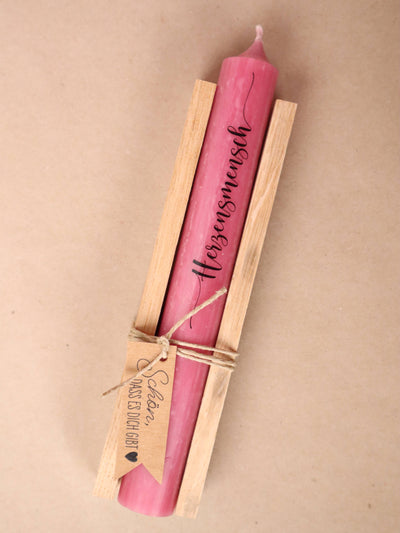 "Herzensmensch" Kerzengeschenk - Dianas Klosterlädchen
