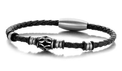 Frank 1967 - Schwarzes Lederarmband