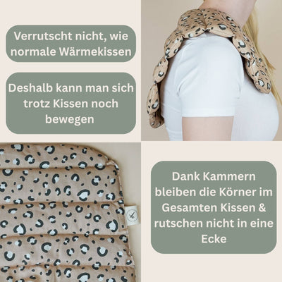 Nackenkissen Leo beige