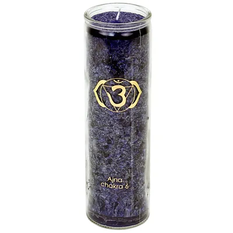 6. Chakra - Duftkerze Stearin - Dianas Klosterlädchen