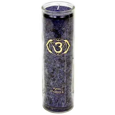 6. Chakra - Duftkerze Stearin - Dianas Klosterlädchen