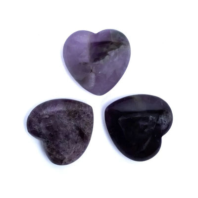 Phantom Amethyst Handschmeichler Herz 3 cm www.klosterlaedchen.com