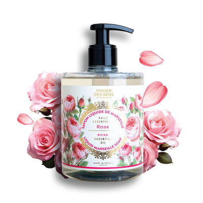 Flüssigseife aus Marseille 500ml | Rose in Dianas Klosterlaedchen