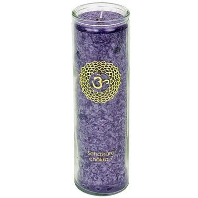 7. Chakra - Duftkerze Stearin - Dianas Klosterlädchen