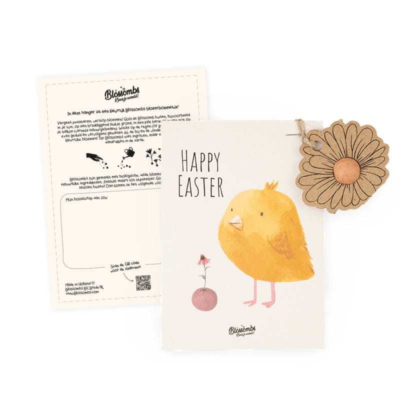 Postkarte SAMENBOMBE Easter Chick