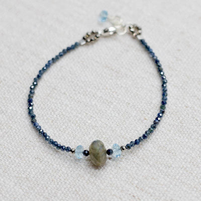 Susan Roberts Jewelry - Labradorit & Topas Luna Armband