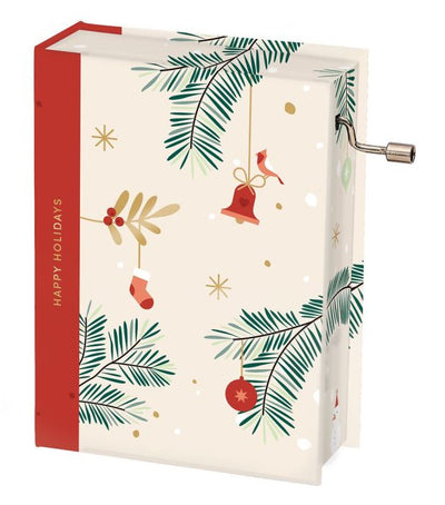 Gutschein-Spieluhrbuch "Happy Holidays" - Dianas Klosterlädchen