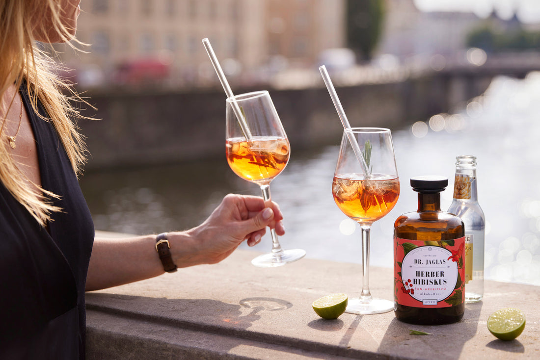Herber Hibiskus Alkoholfreier Aperol