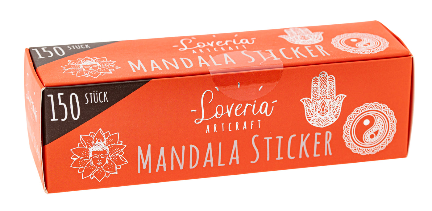 Mandala Sticker 3 Motive à 50 Stück