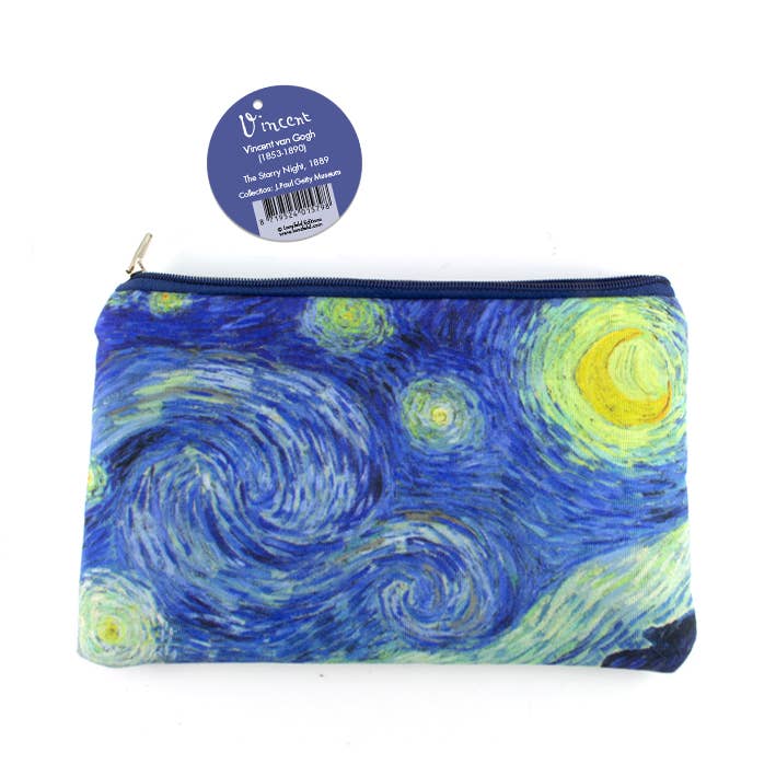 Federmäppchen mit Motiv Sternennacht von Vincent van Gogh, robust und handlich 2