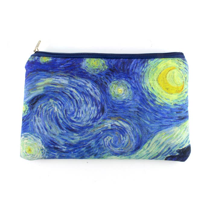 Federmäppchen mit Motiv Sternennacht von Vincent van Gogh, robust und handlich