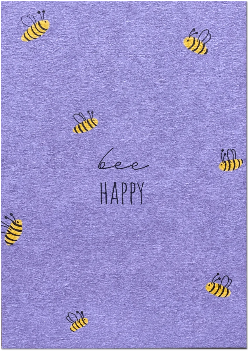 Keitcards Bee Happy Grußkarte
