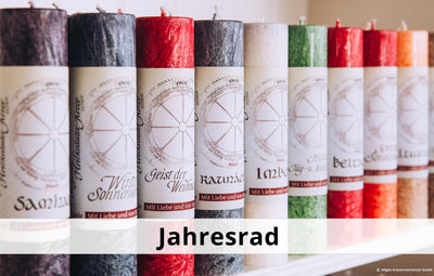 Jahresrad Allgäuer Heilkräuterkerzen | Dianas Klosterlädchen 