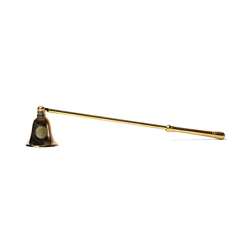 Kerzenloescher goldfarben Blume des Lebens_2