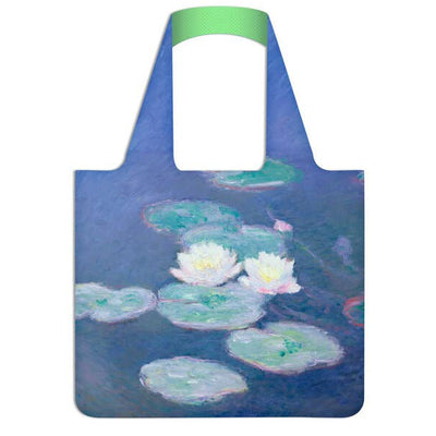 Faltbarer Shopper mit Seerosenmotiv von Claude Monet, robust und tragfähig