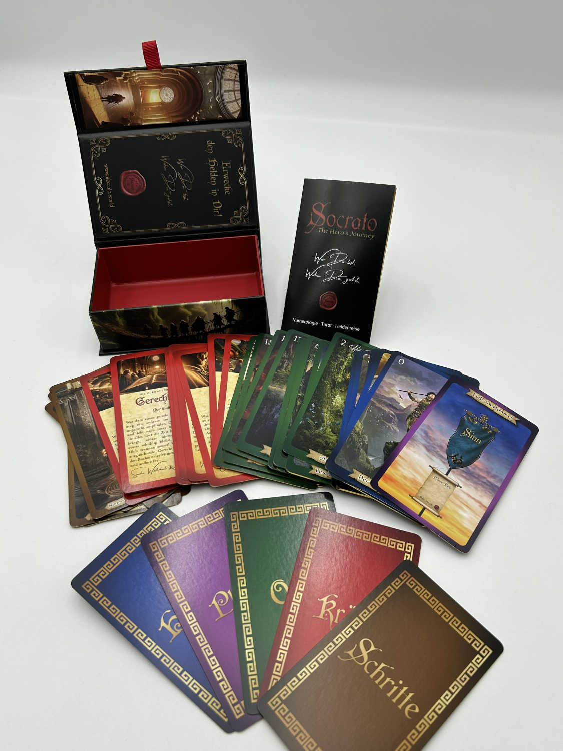 Socrato - Das Heldenreise-Tarot: 72 Karten mit Anleitungsheft