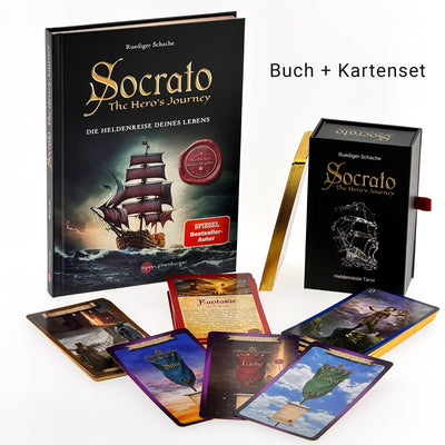 Socrato The Heroes Journey Buch und Kartenset von Ruediger Schache