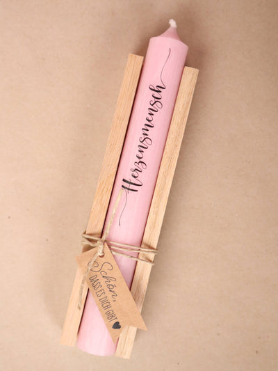 "Herzensmensch" Kerzengeschenk - Dianas Klosterlädchen