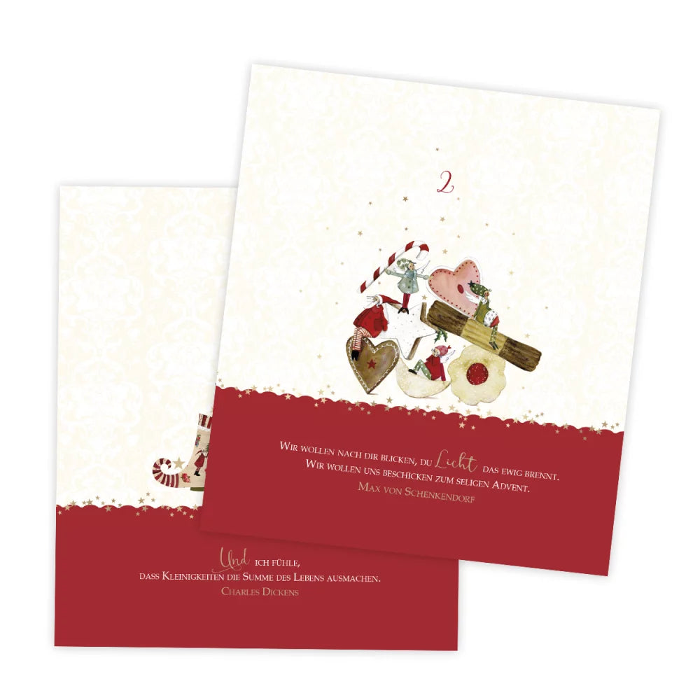 Adventskalender Häuser - Dianas Klosterlädchen