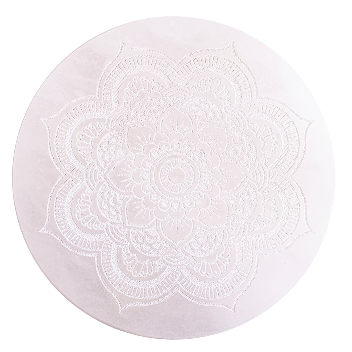 Alabasterhalter rund mit Mandala - Dianas Klosterlädchen