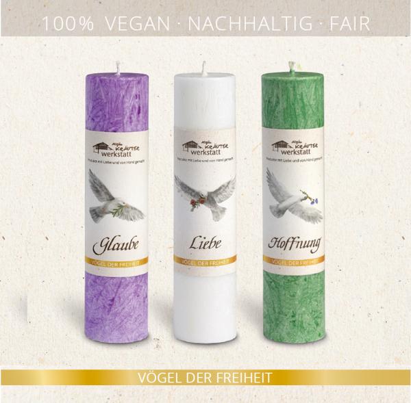 Allgäuer Heilkräuterkerze GLAUBE - Dianas Klosterlädchen