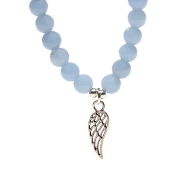Angelit Armband mit Engelsflügel elastisch - Dianas Klosterlädchen