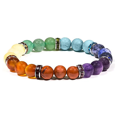 Armband 7 Chakren - elastisch - Dianas Klosterlädchen