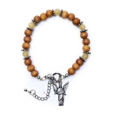 Armband Erzengel Uriel Aquamarin - Dianas Klosterlädchen