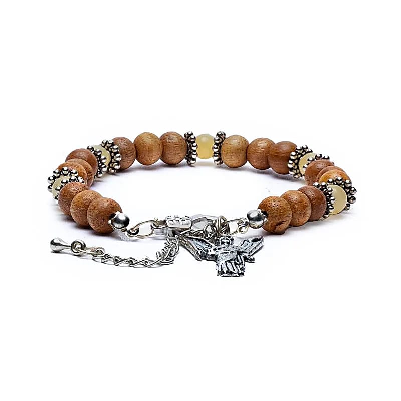 Armband Erzengel Uriel Aquamarin - Dianas Klosterlädchen