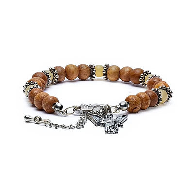 Armband Erzengel Uriel Aquamarin - Dianas Klosterlädchen