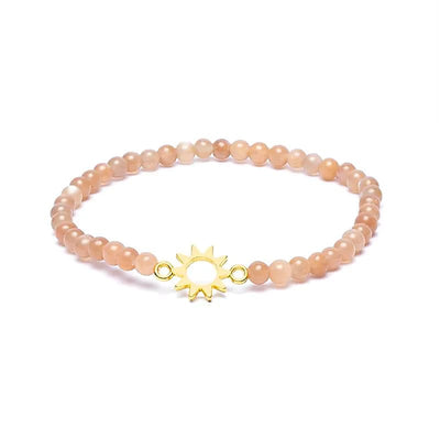 Armband Sonnenstein elastisch mit Sonnenanhänger - Dianas Klosterlädchen