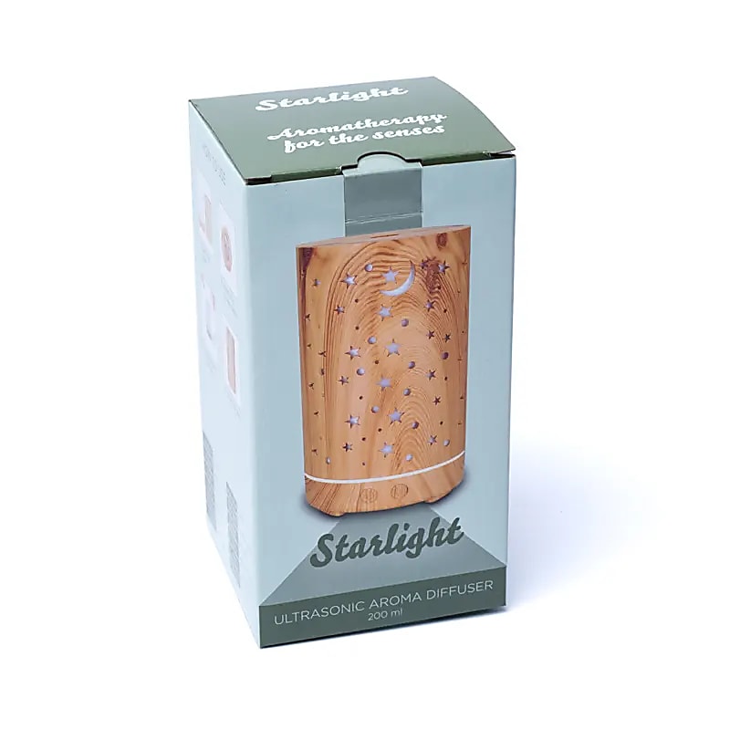 Aroma Diffusor Starlight Holzdruck - Dianas Klosterlädchen