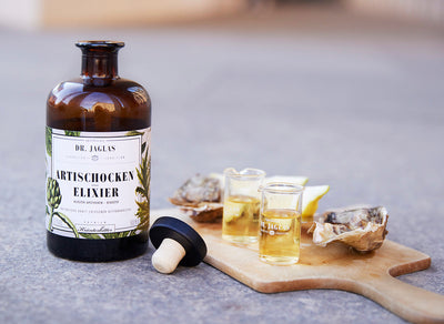 Artischocken-Elixier - Premium Kräuterbitter 35% vol - 6 x 50ml - Dianas Klosterlädchen