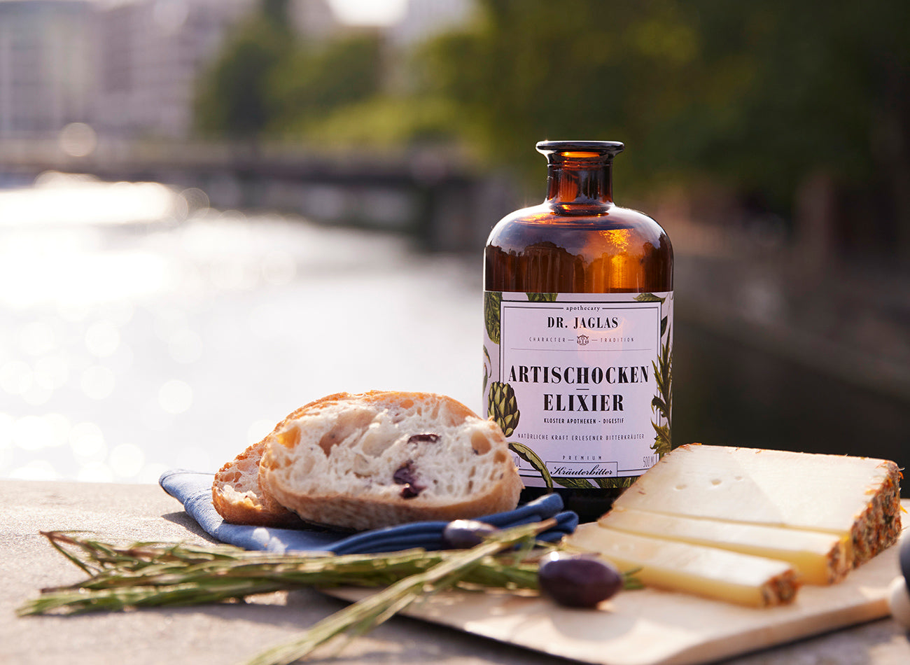 Artischocken-Elixier - Premium Kräuterbitter 35% vol - 6 x 50ml - Dianas Klosterlädchen