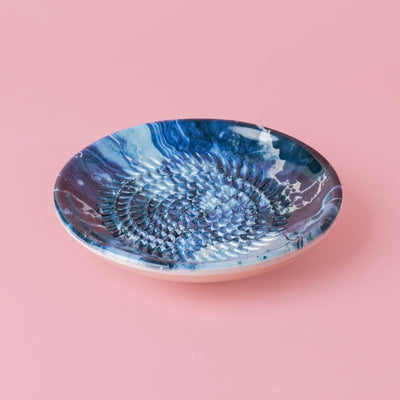 Atlantida Blue- Reibeteller aus Keramik - Dianas Klosterlädchen