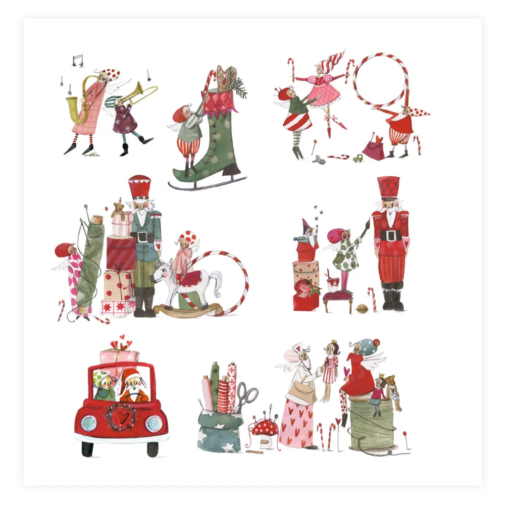 Aufkleberbuch Weihnachtswerkstatt - Dianas Klosterlädchen