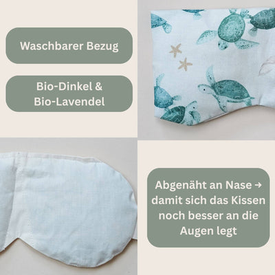 Augenkissen mit Bio-Dinkel & Bio-Lavendel - Dianas Klosterlädchen