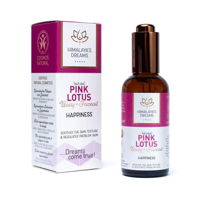 Ayurvedisches Körper- und Gesichtsöl Pink Lotus/ Freude Himalaya's Dreams - Dianas Klosterlädchen